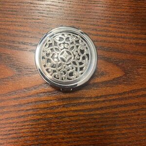 New Brighton Pill Box Silver Perfect Condition with Gift Bag Pouch
